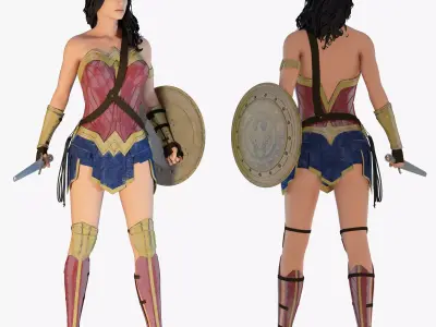 Wonder Woman 3D model