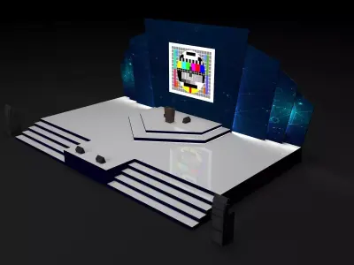 Event Stage Design 3D model