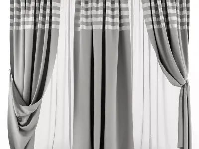 Curtain 3D model 94 3D model