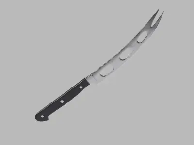 Cheese Knife Low-poly 3D model