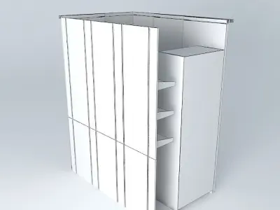 Closet doors Free 3D model