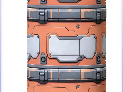 SciFi Seamless Texture Texture 11