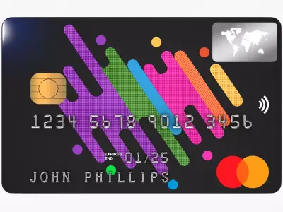Credit Card 3D model