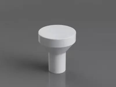 Handle round knob 3D model