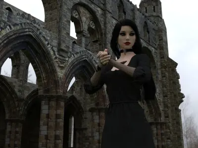 Whitby Abbey 3D model