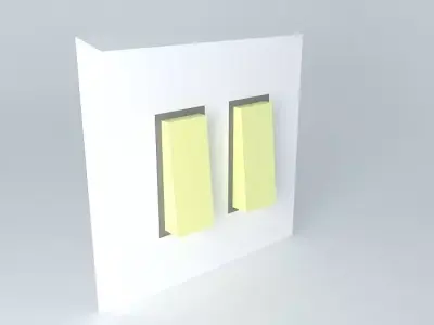 Light jack button Free 3D model
