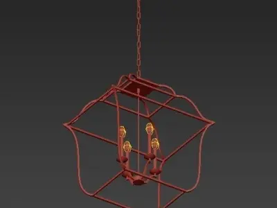 4 Light Cage 3D model