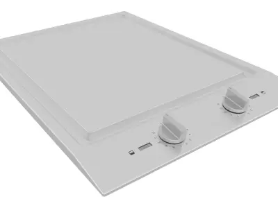 Miele CS 1327 teppanyaki cooktop - Photorealistic Low-poly 3D model