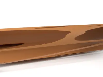 HippoII Dust Voronoi Low-poly 3D model