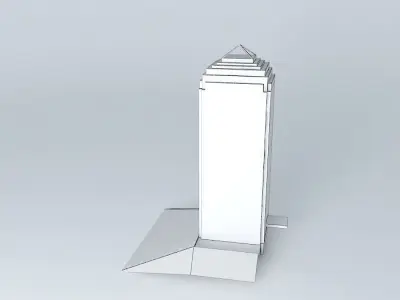 Plaza BRI II 3D model