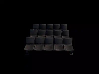 Stadium Seat 02 3D model
