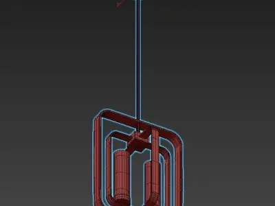 SOHO LOFT CONVERTIBLE LANTERN 3D model