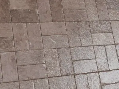 Vintage Rustic Square Wood Parquet PBR Seamless Texture