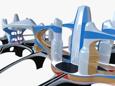 Future city III 3D model