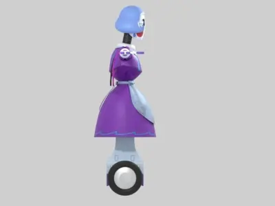 Nanny Bot--FNAF Security Breach Low-poly 3D model