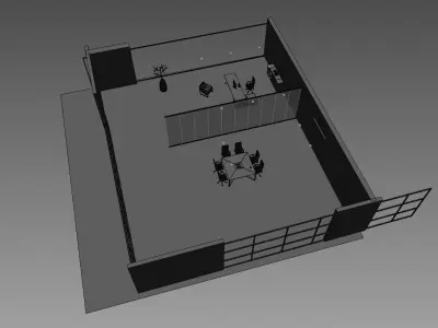meeting room cd166 a06 3D model