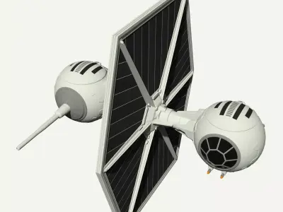 TIE Experimental M1 3D model