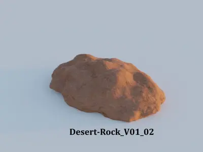 Desert Rocks Volume 1 3D model
