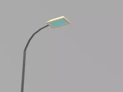 Lamp Post  Low-poly 3D model