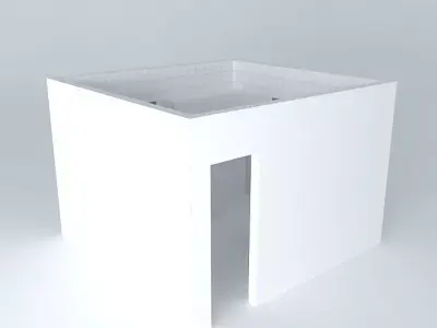ewigeorkut cube with window Free 3D model