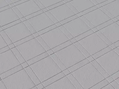 Chocolate Grid Floor Tiles PBR Texture Texture