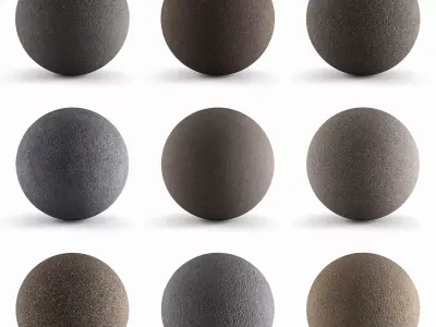 10 Asphalt Textures - 8K Scans Texture