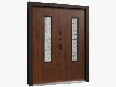 Entrance door King Size 3D model