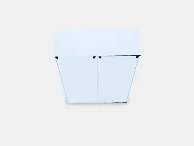 BESTA Storage combination with doors 61 Low-poly 3D model