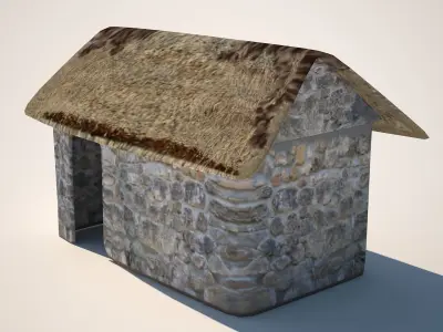 Hut Three 3D model