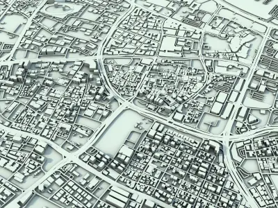 Doha City Qatar 3D print model