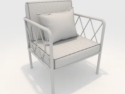 Sofa 1 Seater 15 3D model