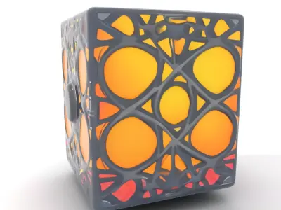 Elegant Gradient Lamp model pack Low-poly 3D model