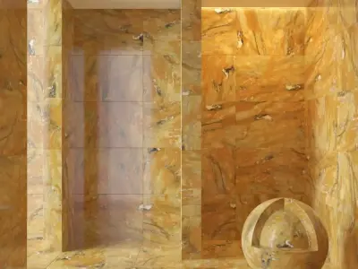 Marble wall 129 3D model