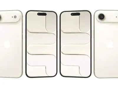 Apple iPhone Air Gold Light 3D model