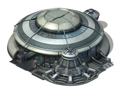 Mechanical Building - Stadium 3D model