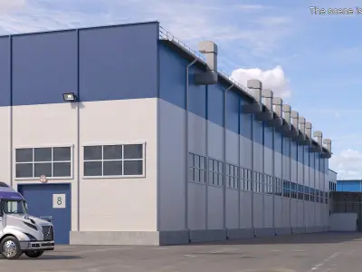  Main UralSpetsTrans Facility Building Rigged 