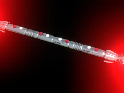 Darth Maul Lightsaber 3D model