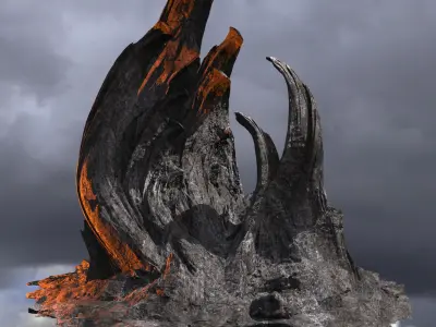 Dragon Egg Mountain   3D model