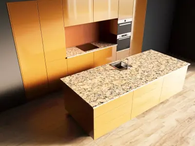 66-Kitchen6 glossy 6 3D model