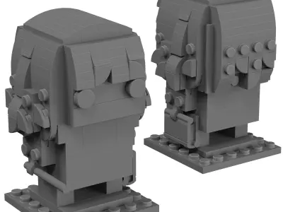 Lego Brickheadz - 41616 Hermione Granger 3D model
