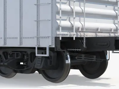  Sliding Door Rail Boxcar X58 White 