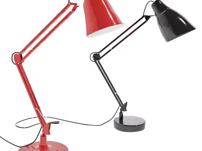 Table lamp collection 3D model