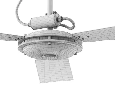 Soho 4 Ceiling Fan 3D model
