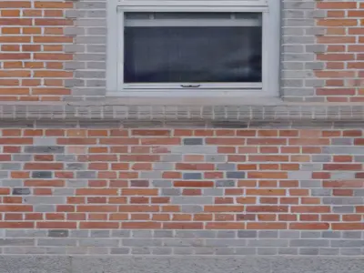 Wall with the Window 3D model