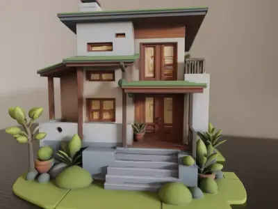 house model 3D print model buy