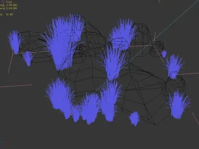 Brushwood - Gravel 03 3D model