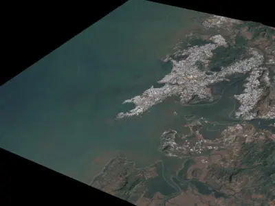 Mumbai India City Landscape 3D Model 3D model