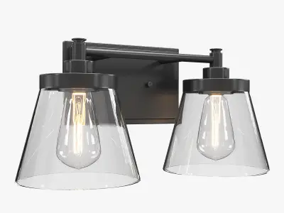 Hinton Bath Vanity Wall Light Collection 3D Model Pack