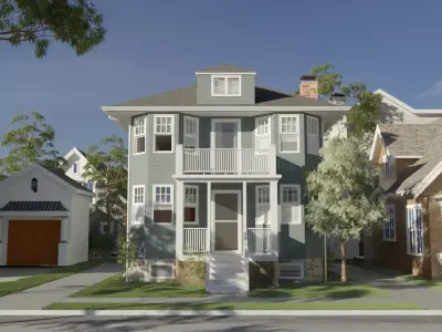 American house 3D model