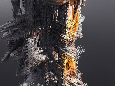 Fusion Core Towers Spire Kit bash 3D model